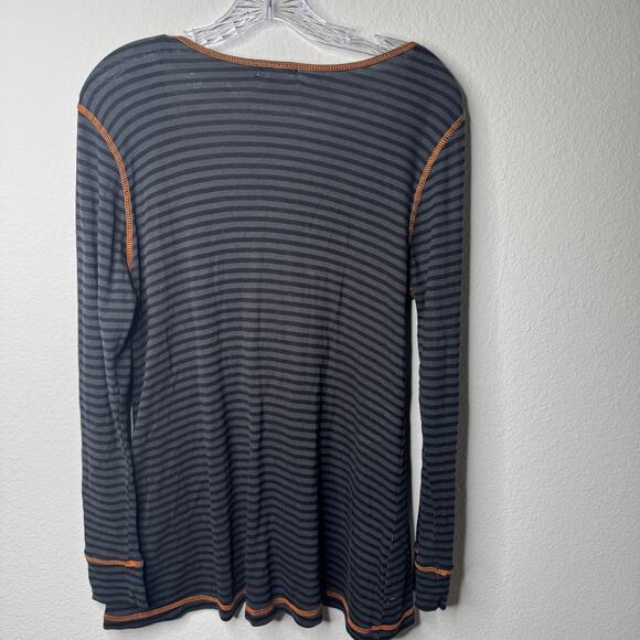 One World Halloween Top Shirt 1X Black Striped Rhinestone‎ Cats Bats Pumpkins - Picture 6 of 7
